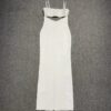 white pearl cutout Dress-Beniz Kloset Women Stylish and Chic Online Shop