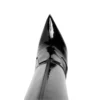 Black Vinyl Stiletto Boots - Beniz Kloset Women's Chic Clothing and High heels