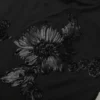 Floral Lace-Up Gown