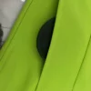 Lime Green Oversized Trench Coat
