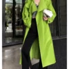 Lime Green Trench Coat