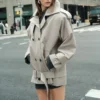 Oversized Short Trench Coat