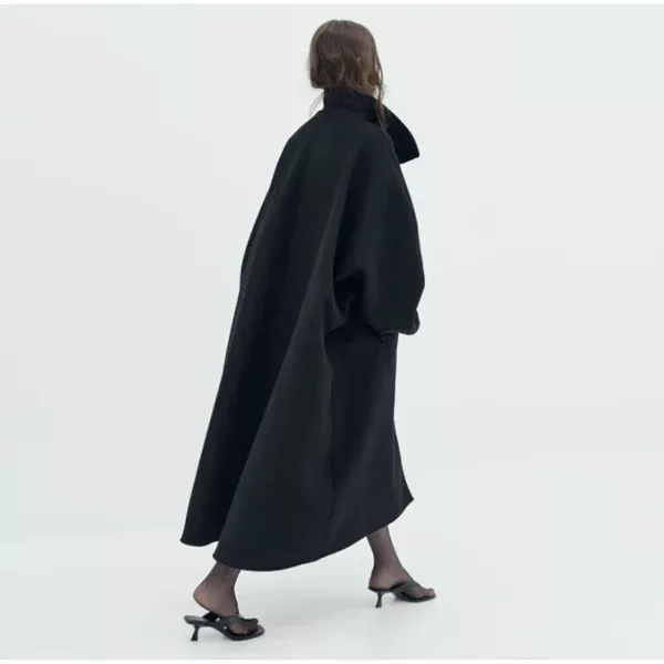 Oversized Batwing Sleeve Coat