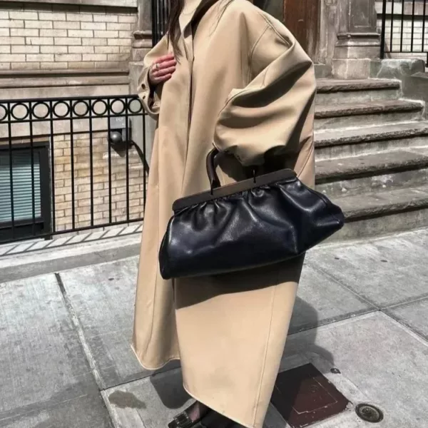 Alternative view of Oversized Batwing Sleeves Coat