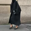Oversized Batwing Sleeve Coat
