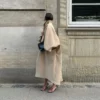 Oversized Batwing Sleeve Coat