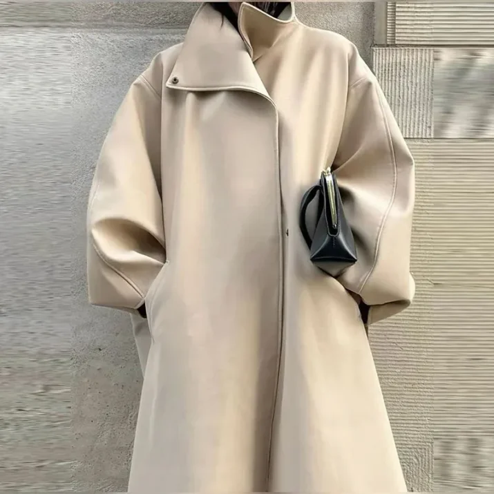 Oversized Batwing Sleeve Coat
