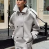 Belted Short Trench Coat