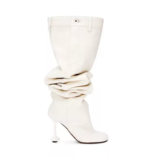 Slouchy Pockets Knee Boots