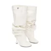 Slouchy Pockets Knee Boots