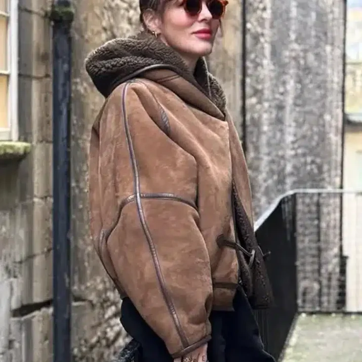 Vintage Brown Hoodie Jacket