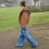 Vintage Brown Hoodie Jacket