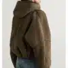 Vintage Brown Hoodie Jacket