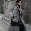 Oversized Heather Grey Coat