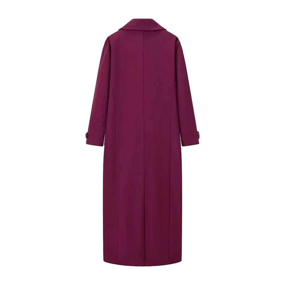 Burgundy Coat