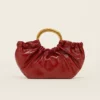 Vinyle Metal Handle Clutch