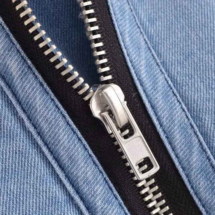 Denim Jacket with Shearling Lining - Image 11