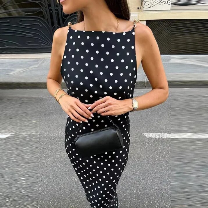 Open Back Maxi Dress Dresses - Beniz Kloset