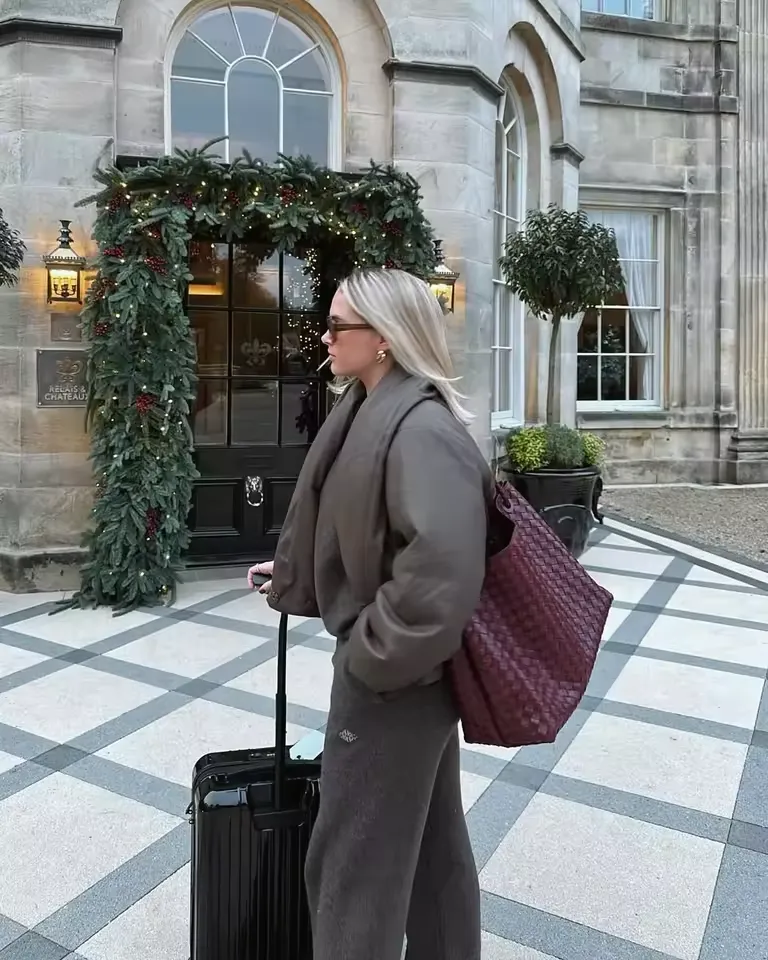 Oversized Faux Leather Puffer Jacket