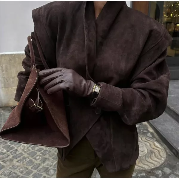 Alternative view of Vintage Suede Oversized Jacket