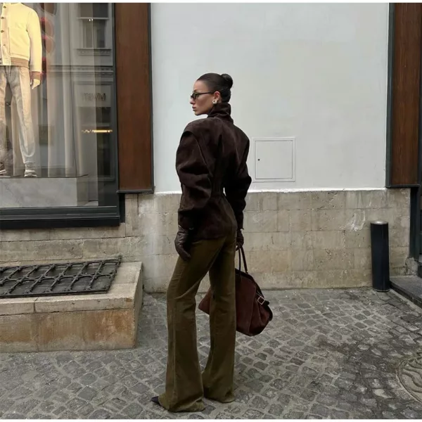 Vintage Suede Oversized Jacket