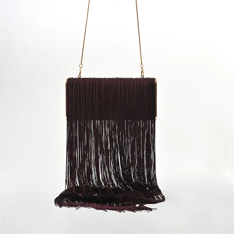 Tassel Minaudiere Evening Clutch