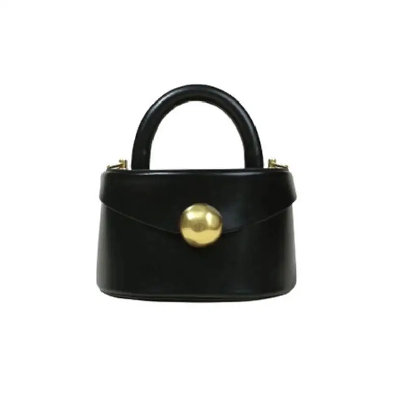 Textured Half-Moon Bucket Bag
