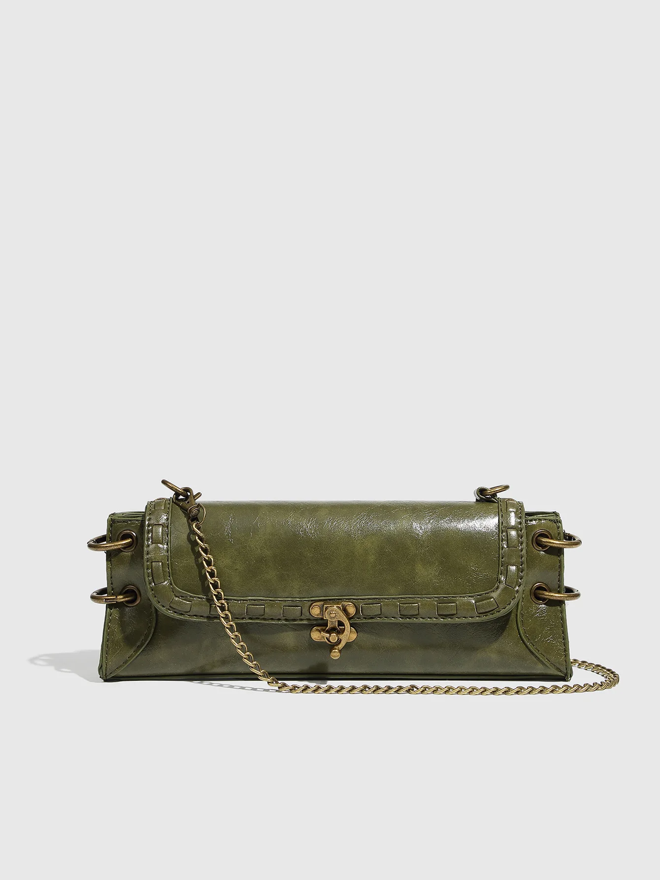 Metal Detail Shoulder Bag