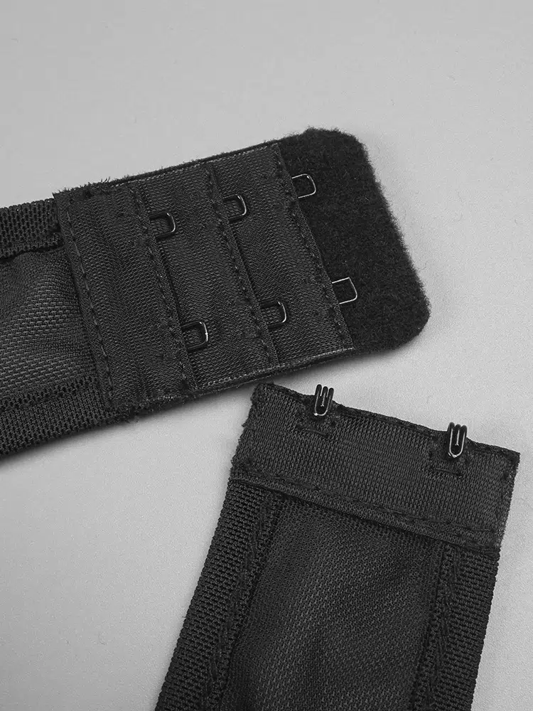 Black Cut-Out Mesh Panel Maxi Dress