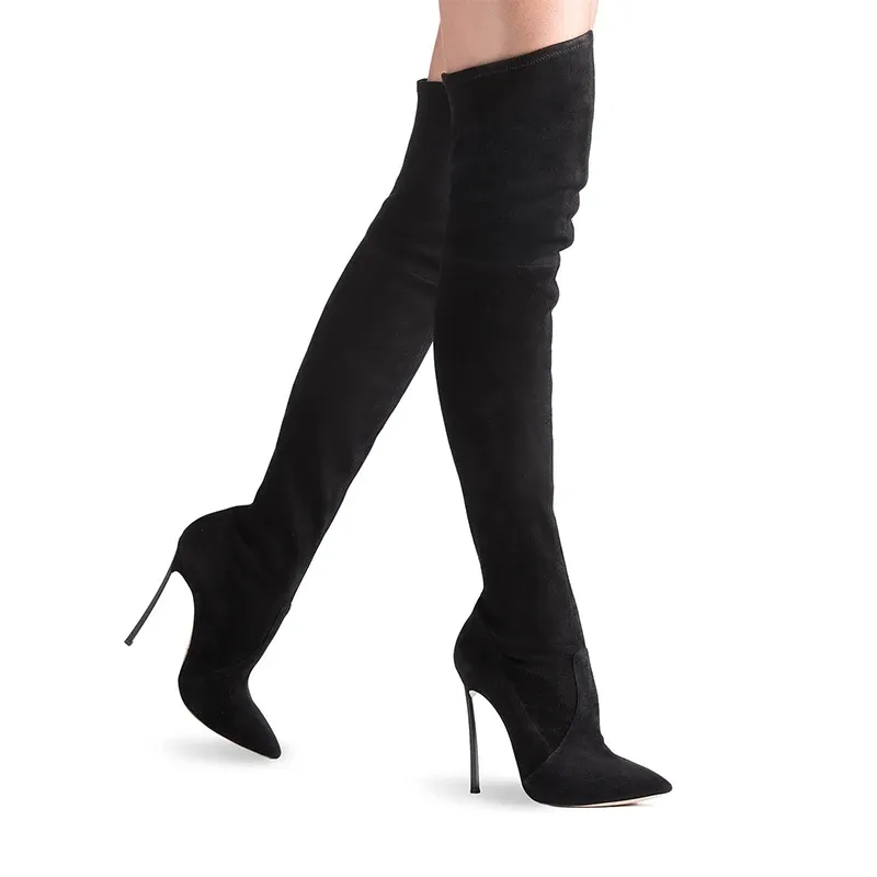 LONG SOCK BLACK BOOTS