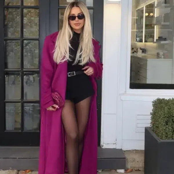 Double-Breasted Long Coat