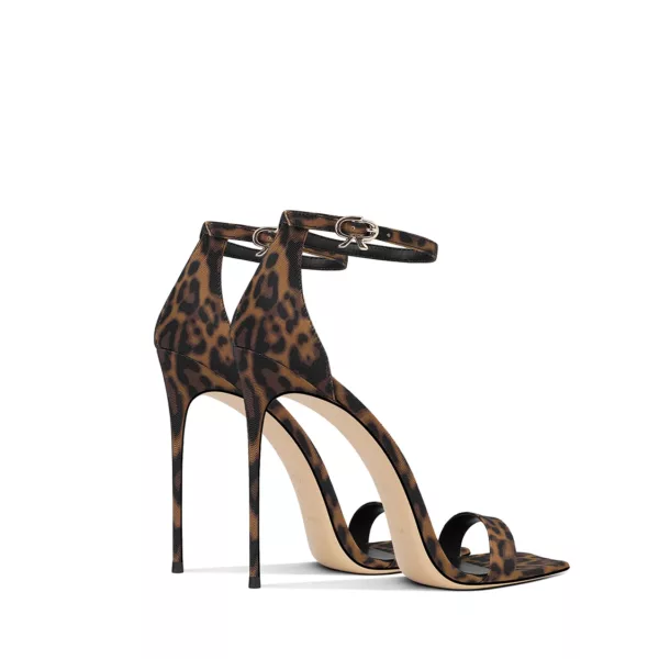 Alternative view of Leopard Print Stiletto Sandals