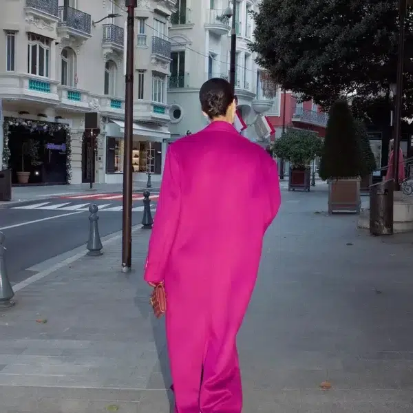 Double-Breasted Long Coat